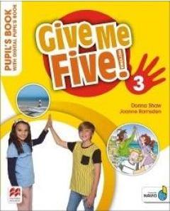 Give Me Five! 3 Pupil`s Book + online Student App