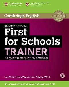 APT First for Schools Trainer 2ed Six Practice Tests without answers with Audio