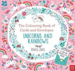 National Trust: The Colouring Book of Cards and Envelopes - Unicorns and Rainbows