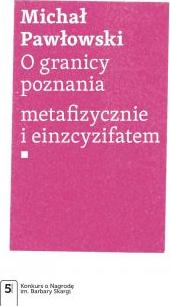 O granicy poznania metafizycznie i einzcyzifatem