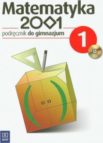 Matematyka 2001 1 Podręcznik z płytą CD