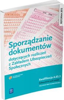 Sporządzanie dokum. dot. roz. z zak. ubez. A.65.3