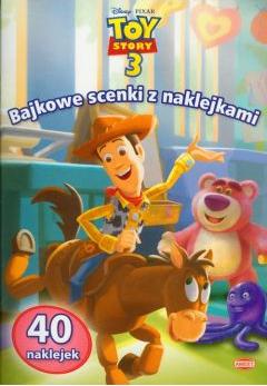 Bajkowe scenki z naklejkami - Toy Story 3