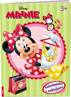 Minnie. Kolorowanka z naklejkami