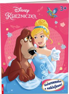 Disney Księżniczka. Kolorowanka z naklejkami