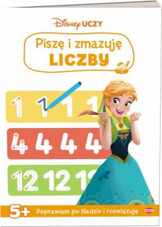 Disney Uczy Kraina Lodu. Piszę i zmazuję liczby