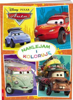 Auta. Naklejam i koloruję. Disney Pixar