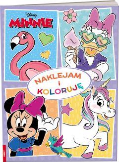 Minnie. Naklejam i koloruję NAK-9114