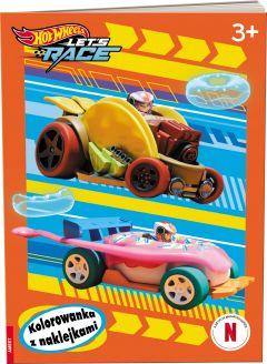 Hot Wheels. Let's race. Kolorowanka z naklejkami