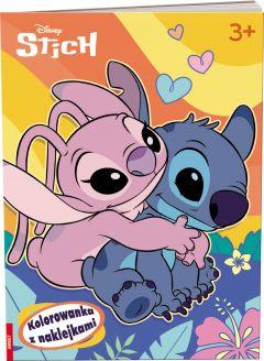 Disney Stich. Kolorowanka z naklejkami