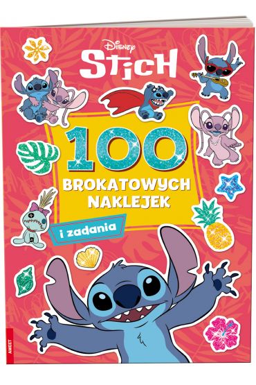 Stitch. 100 brokatowych naklejek