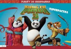 Dream Works. Kung Fu Panda 3. Superpaczka. Plakaty do kolorowania