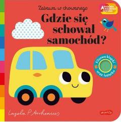 Gdzie się schował samochód? Akademia Mądrego Dziecka. Zabawa w chowanego