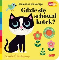 Gdzie się schował kotek? Akademia Mądrego Dziecka. Zabawa w chowanego