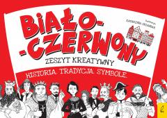 Biało-czerwony zeszyt kreatywny