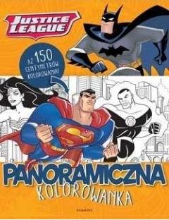 Justice League. Panoramiczna kolorowanka