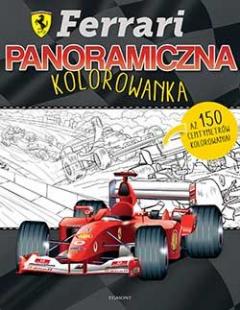 Ferrari. Panoramiczna kolorowanka