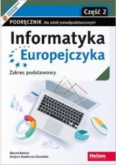 Informatyka Europejczyka. Podręcznik dla szkół ponadpodstawowych. Zakres podstawowy. Część 2