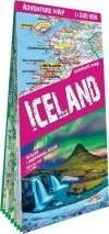 Adventure map Iceland 1:500 000 lam