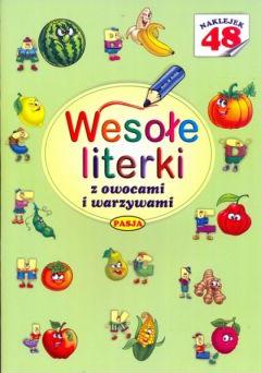 Wesołe literki z owocami i warzywami