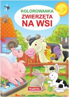 Kolorowanka. Zwierzęta na wsi