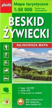 Mapa turystyczna Beskid Żywiecki 1:50 000