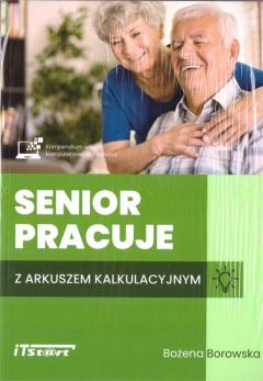 Senior pracuje z arkuszem kalkulacyjnym