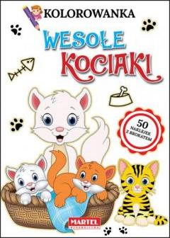 Kolorowanka. Wesołe kociaki