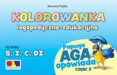 Kolorowanka Papuga Aga opowiada cz.2 - S, Z,C, DZ