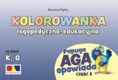 Kolorowanka Papuga Aga opowiada cz.5 - K, G