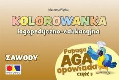 Kolorowanka Papuga Aga opowiada cz.9 Zawody