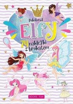 Kolorowanka z naklejkami - Elfy