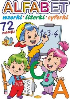 Alfabet. Wzorki, literki, cyferki