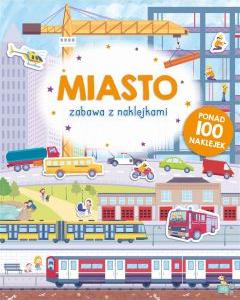 Zabawa z naklejkami. Miasto