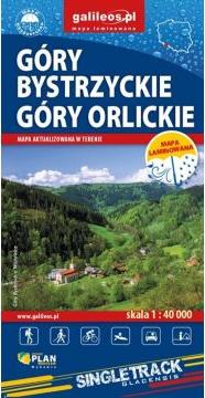 Mapa - Góry Bystrzyckie i Góry Orlickie 1:40 000