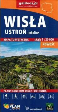 Mapa - Wisła, Ustroń i okolice 1:20 000