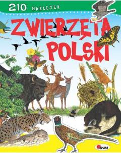 Zwierzęta polski 210 naklejek