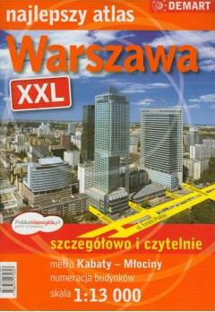 Warszawa atlas miasta XXL 1:13 000