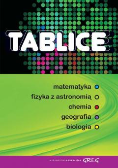 Tablice: matematyka, fizyka z astronomią, chemia, geografia, biologia (twarda oprawa)