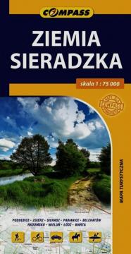 Mapa turystyczna Ziemia Sieradzka 1:75 000