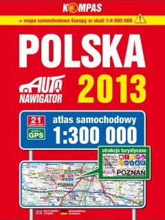 Atlas samochodowy Polska 1:300 000