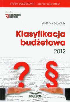 Klasyfikacja budżetowa 2012 z płytą CD