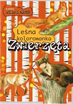 Leśna kolorowanka. Zwierzęta