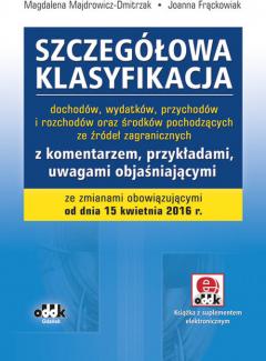 Szczegółowa klasyfikacja dochodów, wydatków, przychodów i rozchodów oraz środków pochodzących ze źródeł zagranicznych