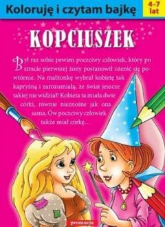 Koloruję i czytam bajkę. Kopciuszek