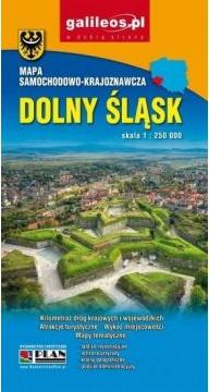 Dolny Śląsk. Mapa samochodowo-krajoznawcza 1:250 000