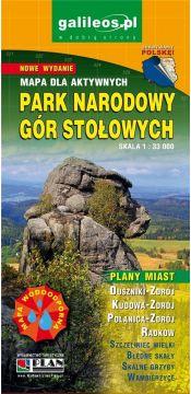 Mapa turystyczna - Park Narodowy Gór Stołowych