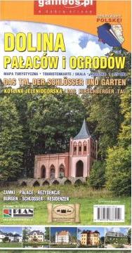 Mapa turystyczna - Dolina pałaców i ogrodów