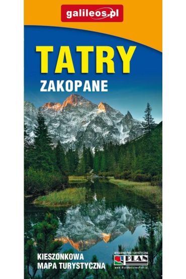 Zakopane - Tatry - mapa kieszonkowa