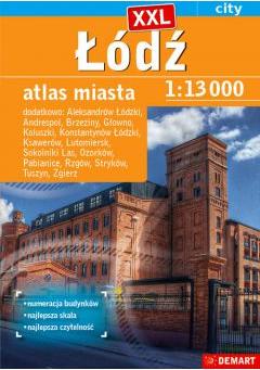 Atlas miasta Łódź +15 XXL 1:13 000